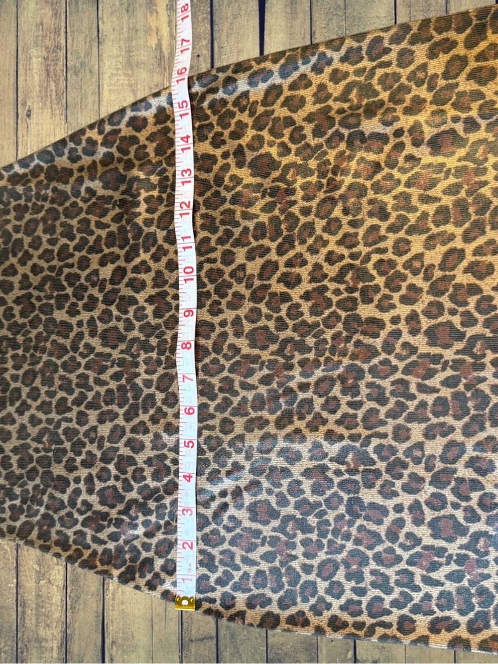 Zara Leopard Print Strappy Foil Knit Midi Animal Print Slip Dress Medium NWT - Picture 9 of 14